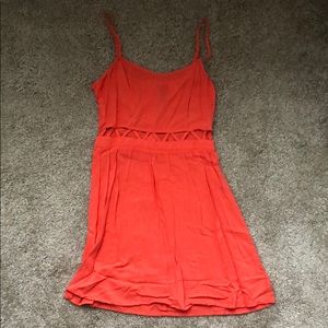 Summer dress with cut-outs